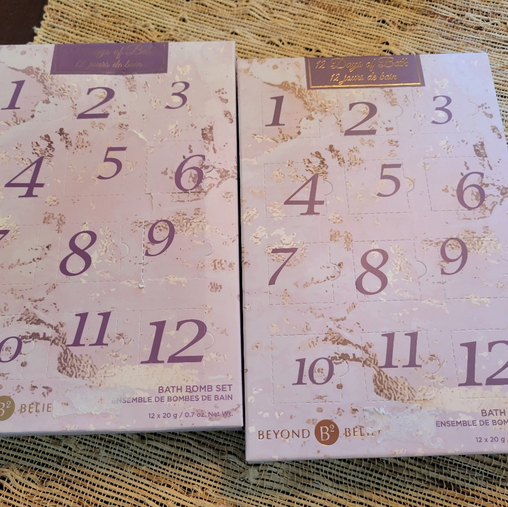 Bathbomb sets! 2 pks new! 20 Price is Firm